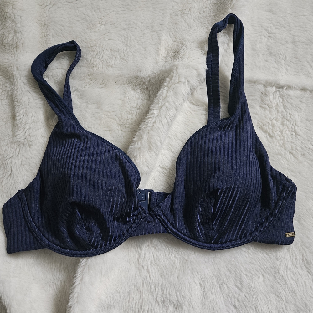 NWT Ripcurl Ribbed Navy Blue Women's Swim Bra